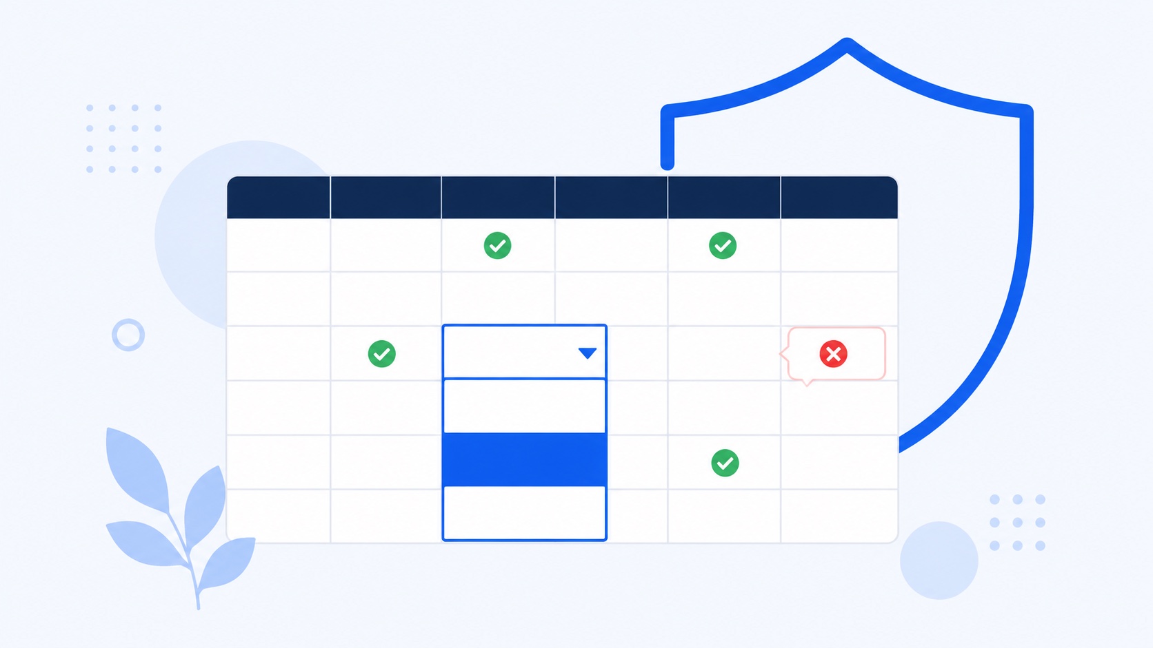 Stop Bad Data at the Cell — Data Validation in a JavaScript Spreadsheet