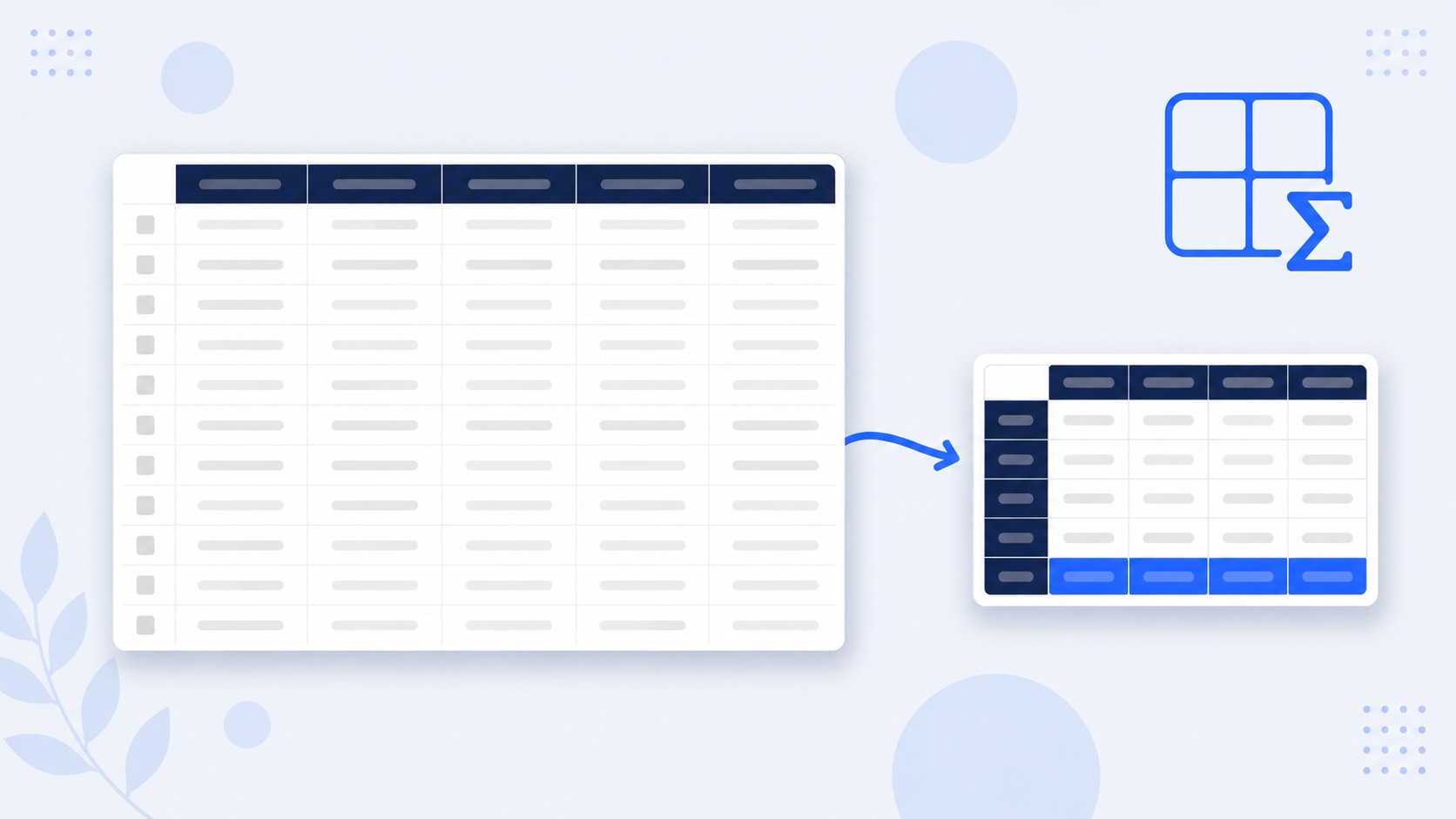 Pivot Tables in a JavaScript Spreadsheet — Live Cross-Tab Summaries in a Few Lines